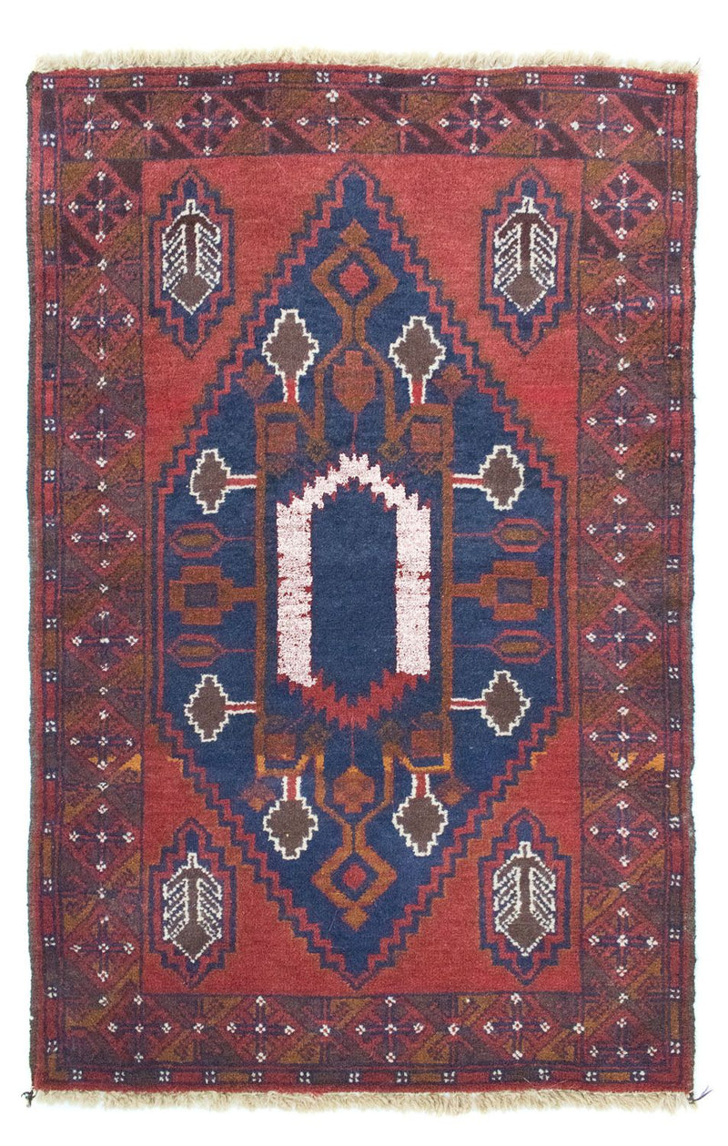 Baluch tapijt - 131 x 82 cm - blauw