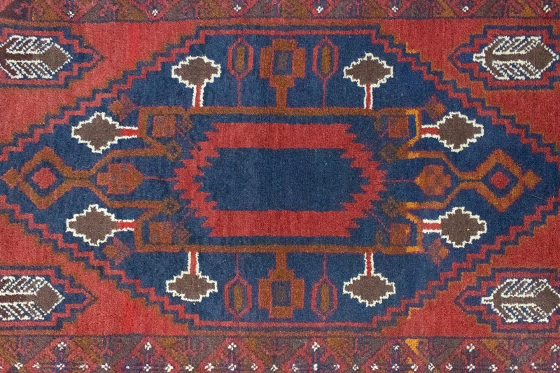 Baluch tapijt - 131 x 82 cm - blauw