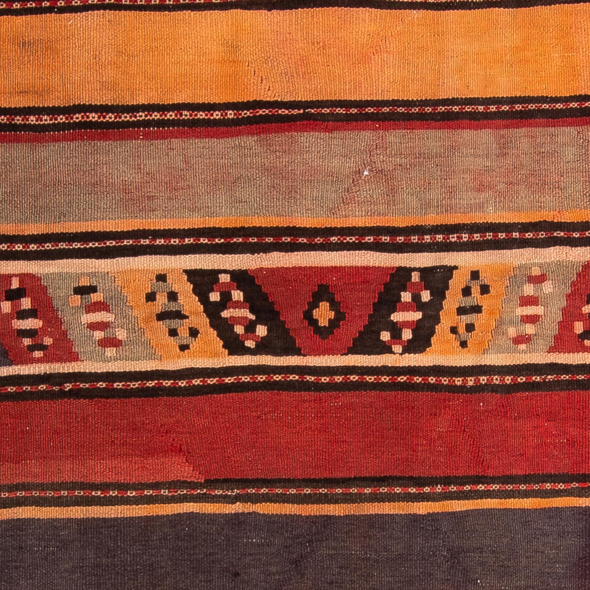 Loper Kelim tapijt - Oud - 310 x 150 cm - veelkleurig