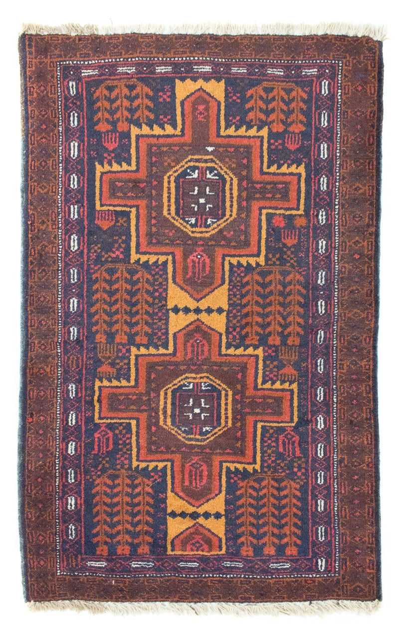 Baluch tapijt - 133 x 82 cm - blauw
