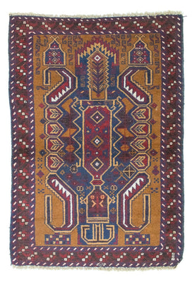Baluch tapijt - 136 x 89 cm - blauw