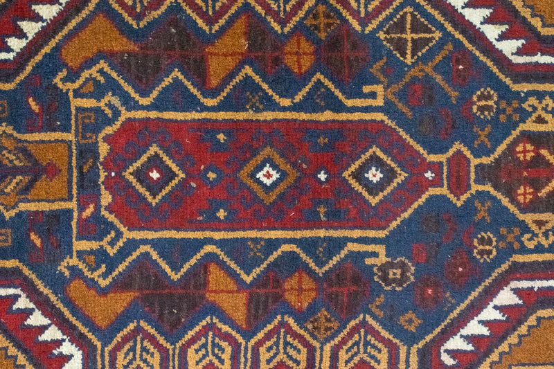 Baluch tapijt - 136 x 89 cm - blauw