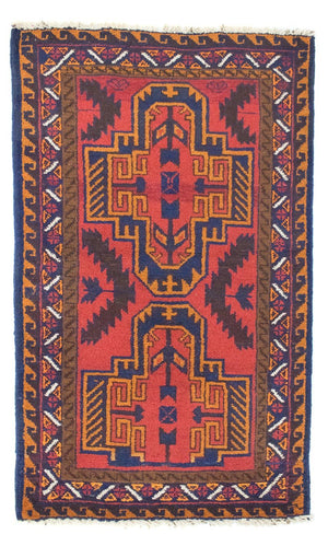 Baluch tapijt - 134 x 75 cm - rood