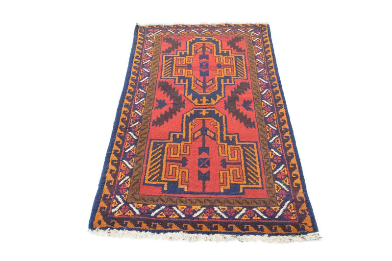 Baluch tapijt - 134 x 75 cm - rood