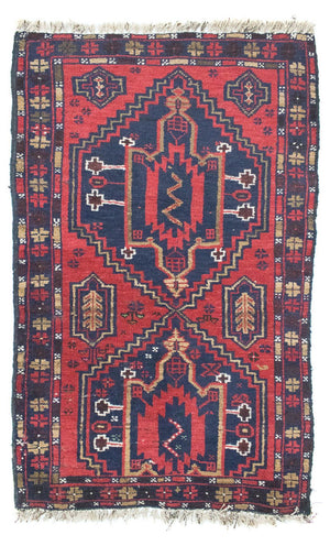 Baluch tapijt - 127 x 77 cm - blauw