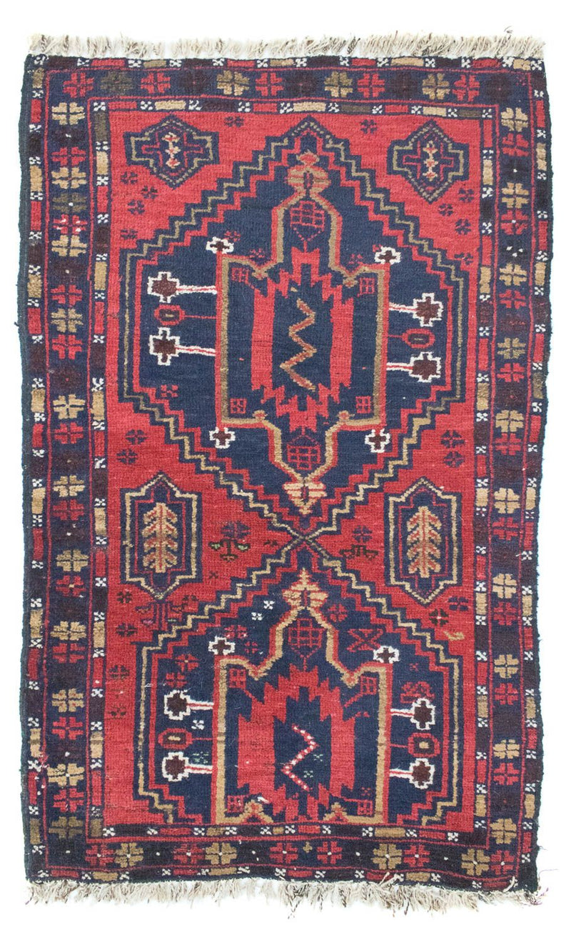Baluch tapijt - 127 x 77 cm - blauw