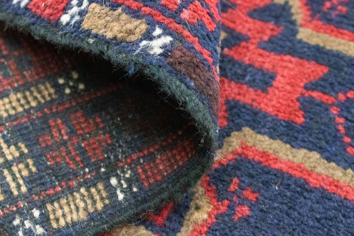 Baluch tapijt - 127 x 77 cm - blauw