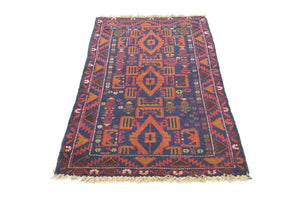 Baluch tapijt - 135 x 81 cm - blauw