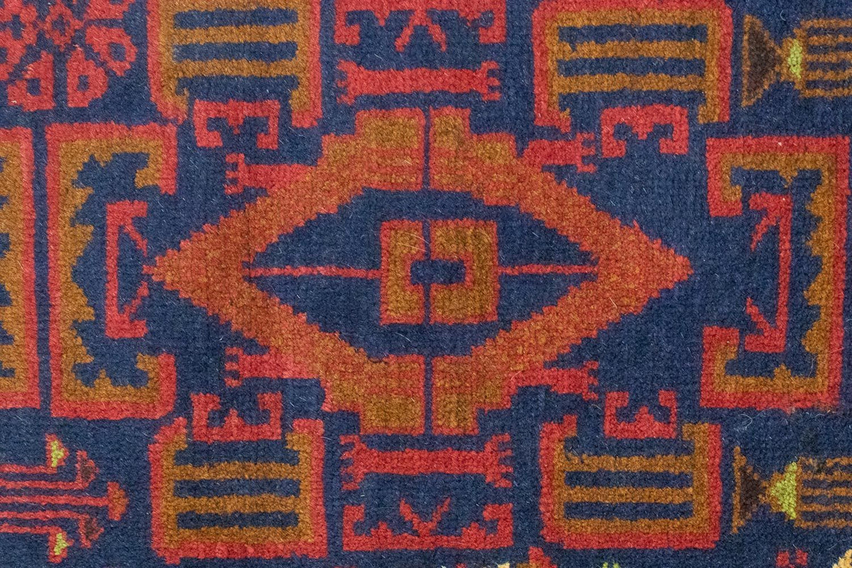 Baluch tapijt - 135 x 81 cm - blauw