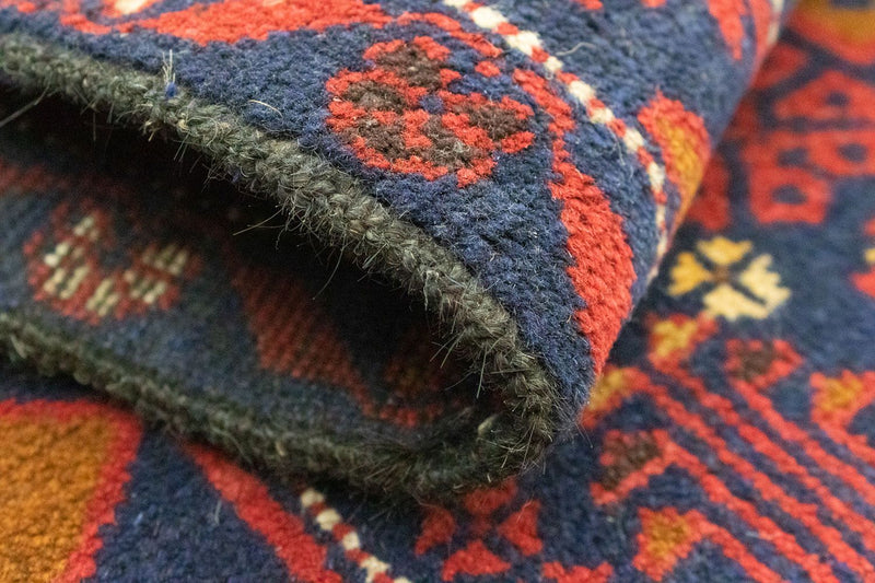 Baluch tapijt - 135 x 81 cm - blauw