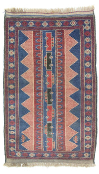 Baluch tapijt - 160 x 84 cm - blauw
