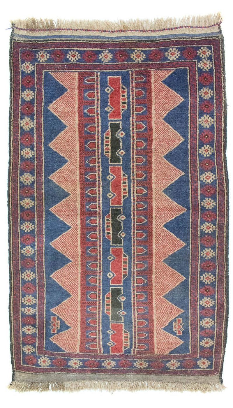 Baluch tapijt - 160 x 84 cm - blauw