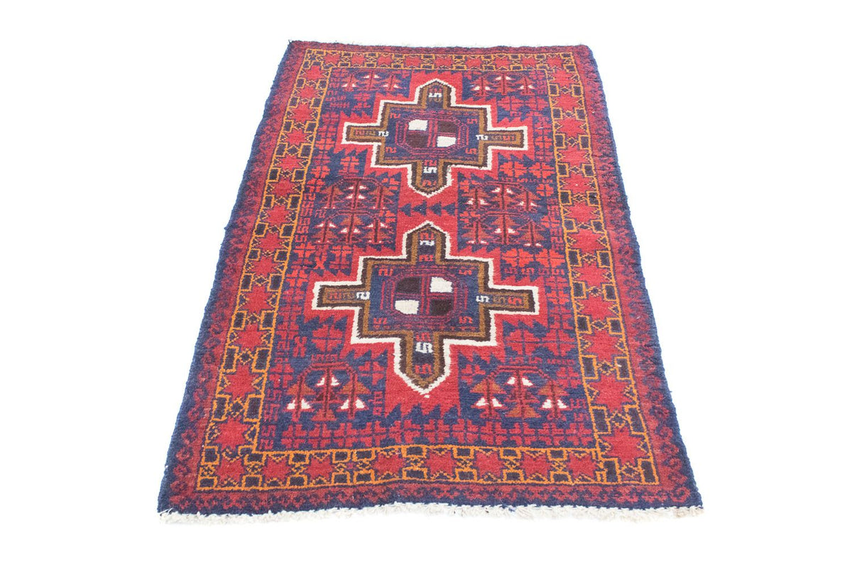 Baluch tapijt - 124 x 76 cm - blauw