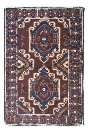 Baluch tapijt - 132 x 85 cm - bruin