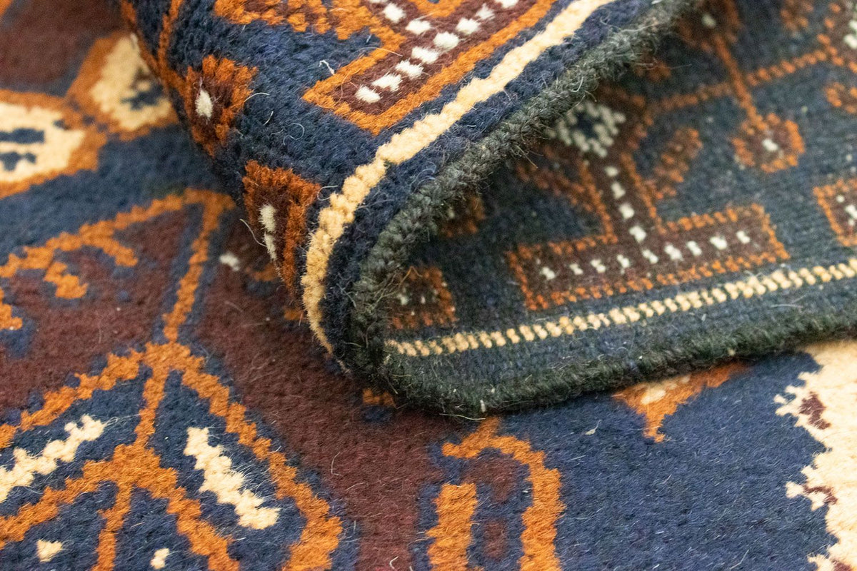 Baluch tapijt - 132 x 85 cm - bruin