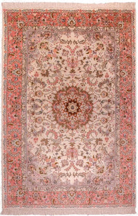 Perzisch tapijt - Tabriz - Royal - 298 x 200 cm - roze
