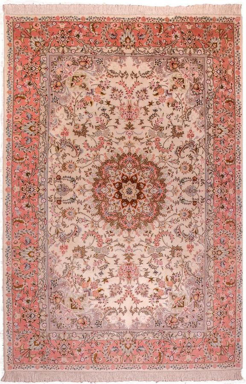 Perzisch tapijt - Tabriz - Royal - 298 x 200 cm - roze