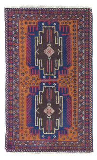 Baluch tapijt - 139 x 80 cm - oranje