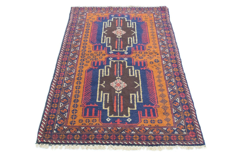 Baluch tapijt - 139 x 80 cm - oranje