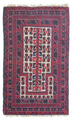 Baluch tapijt - 125 x 74 cm - rood