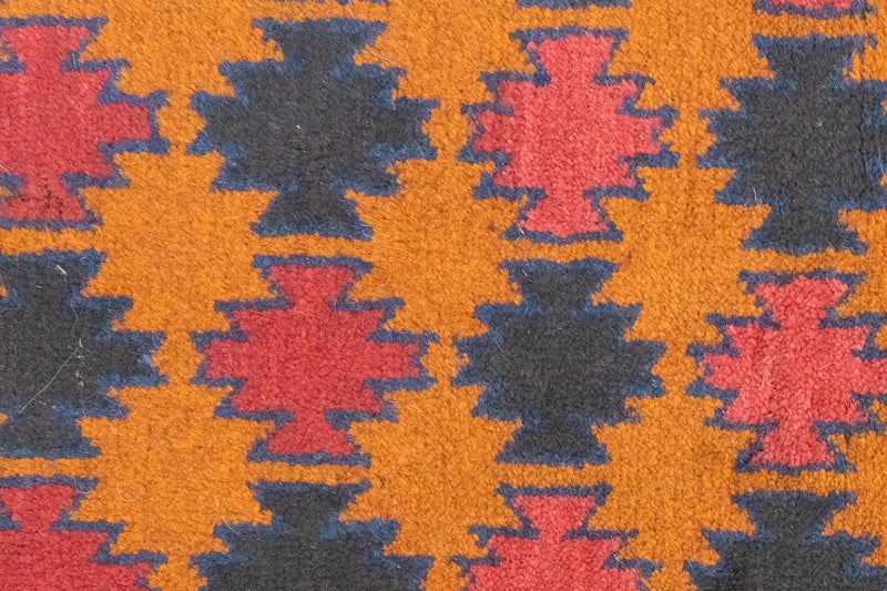 Baluch tapijt - 126 x 77 cm - oranje