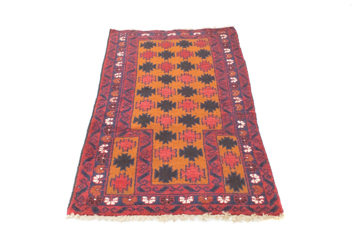 Baluch tapijt - 126 x 77 cm - oranje