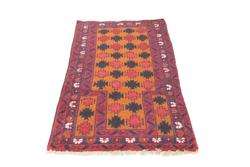 Baluch tapijt - 126 x 77 cm - oranje