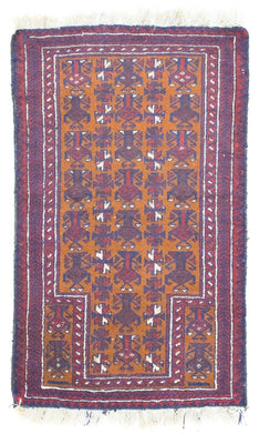 Baluch tapijt - 138 x 85 cm - oranje