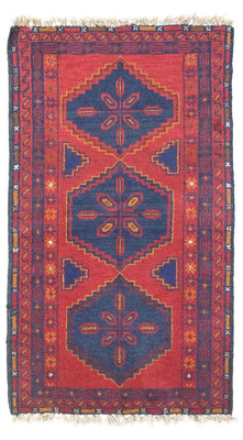 Baluch tapijt - 131 x 78 cm - rood