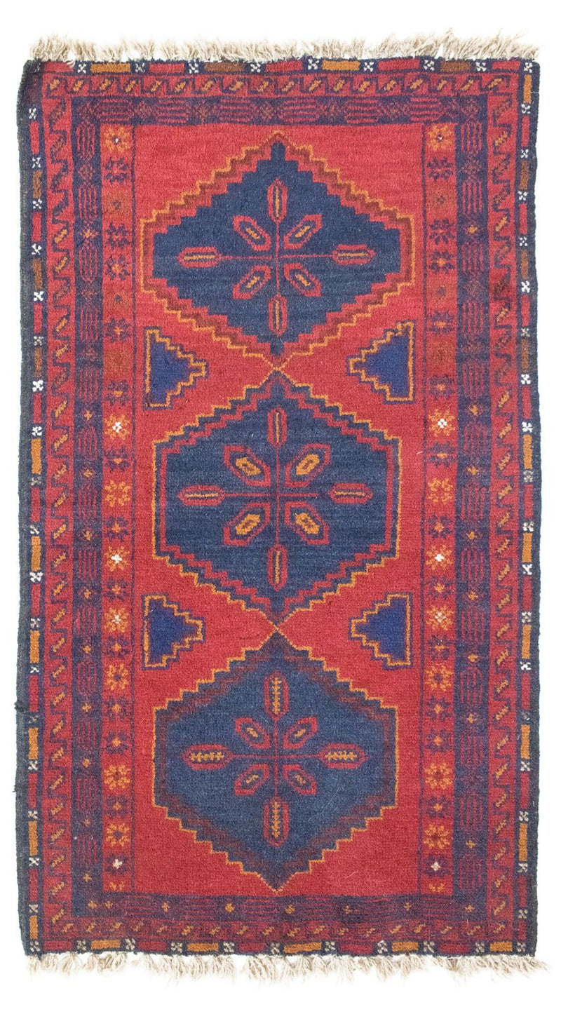Baluch tapijt - 131 x 78 cm - rood