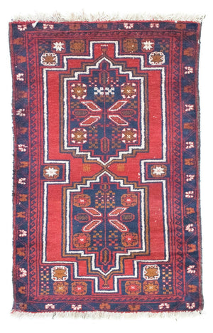 Baluch tapijt - 137 x 80 cm - rood