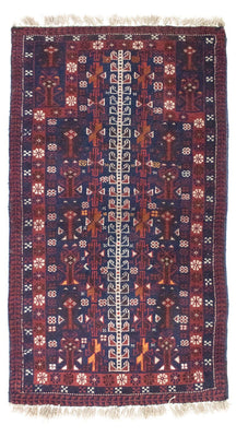 Baluch tapijt - 140 x 87 cm - blauw