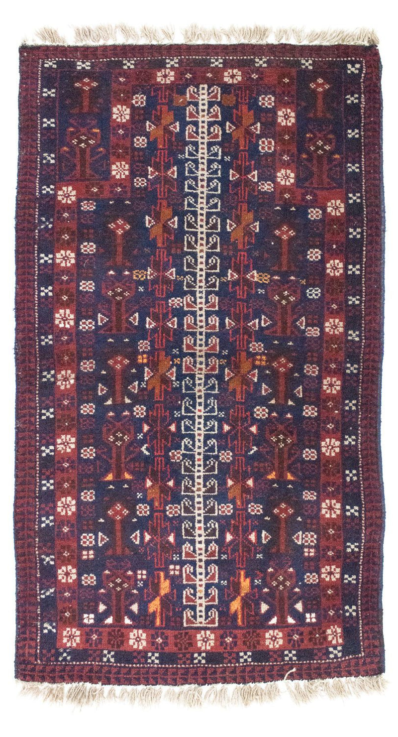 Baluch tapijt - 140 x 87 cm - blauw