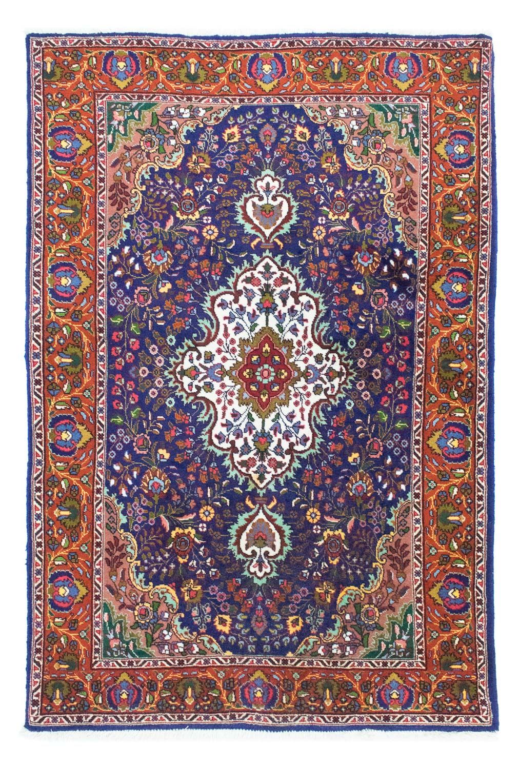 Perzisch tapijt - Tabriz - 160 x 105 cm - blauw