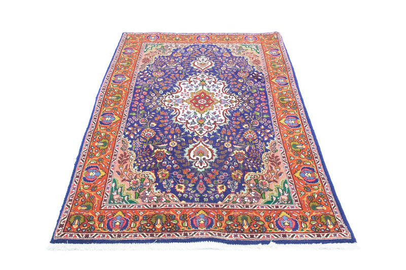 Perzisch tapijt - Tabriz - 160 x 105 cm - blauw