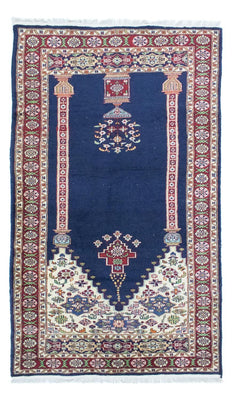 Turkaman tapijt - 167 x 100 cm - blauw