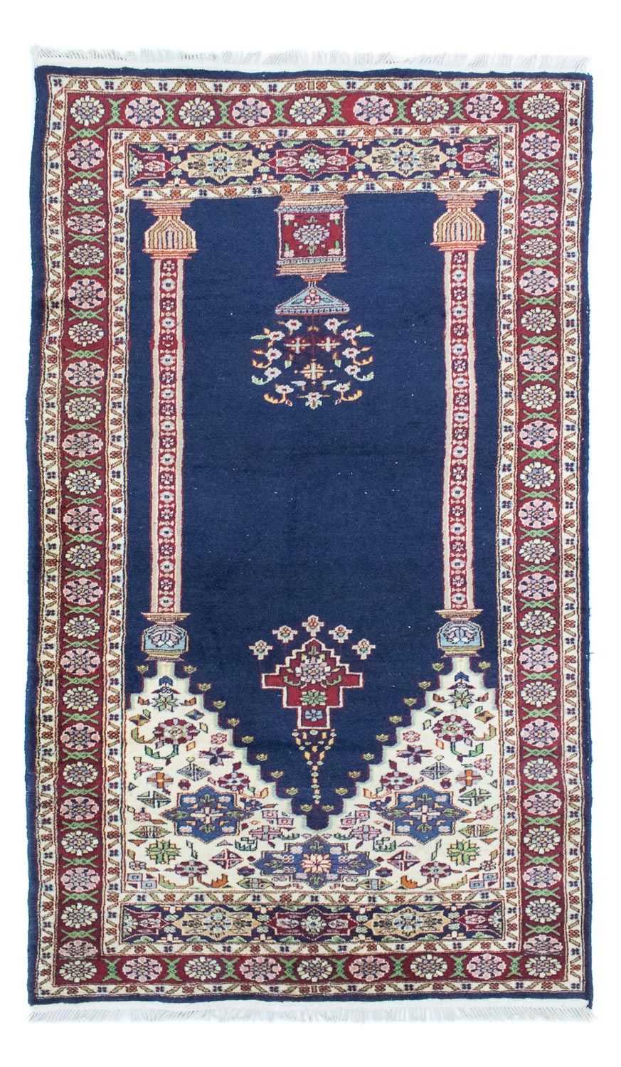 Turkaman tapijt - 167 x 100 cm - blauw