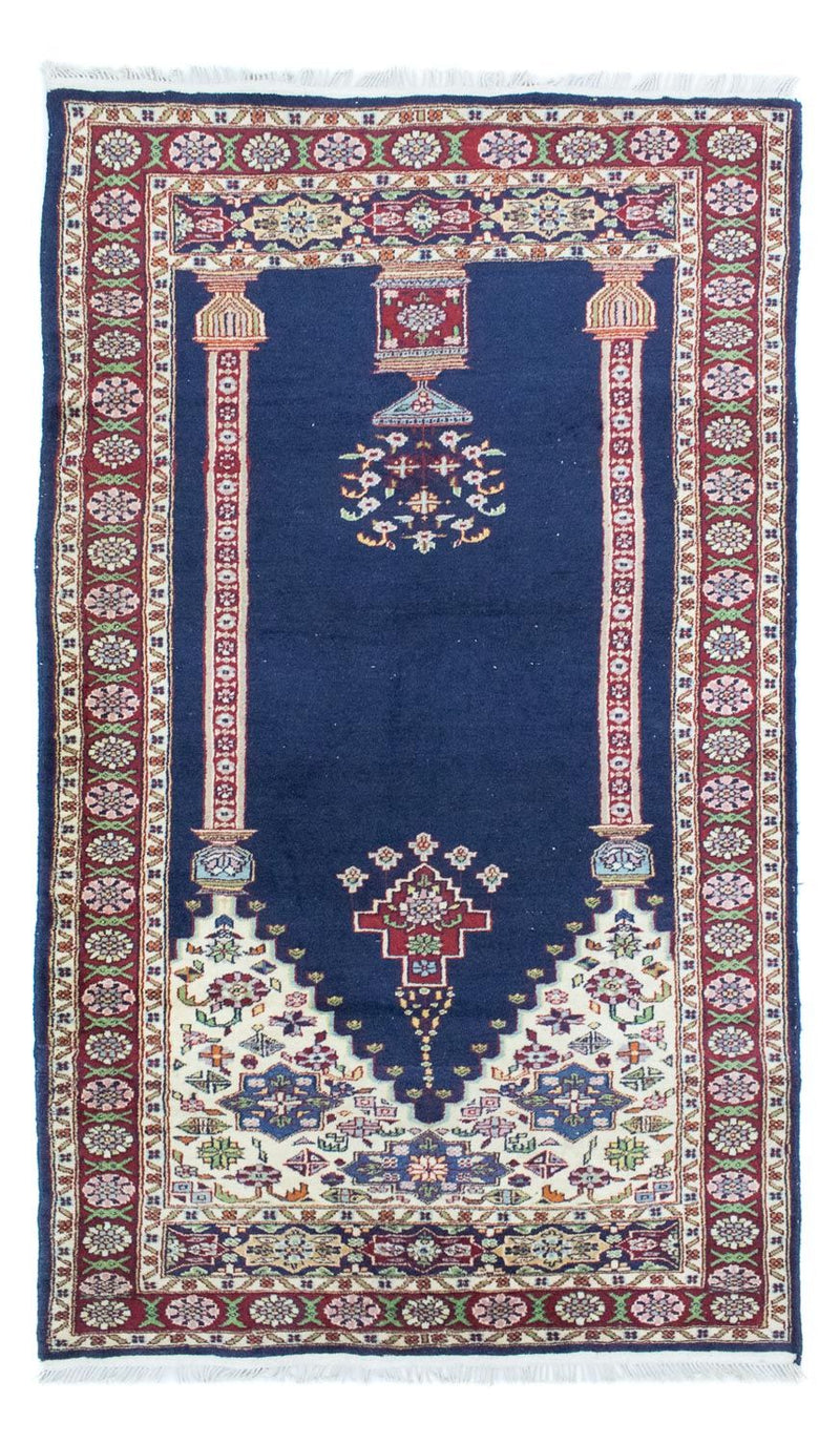 Turkaman tapijt - 167 x 100 cm - blauw