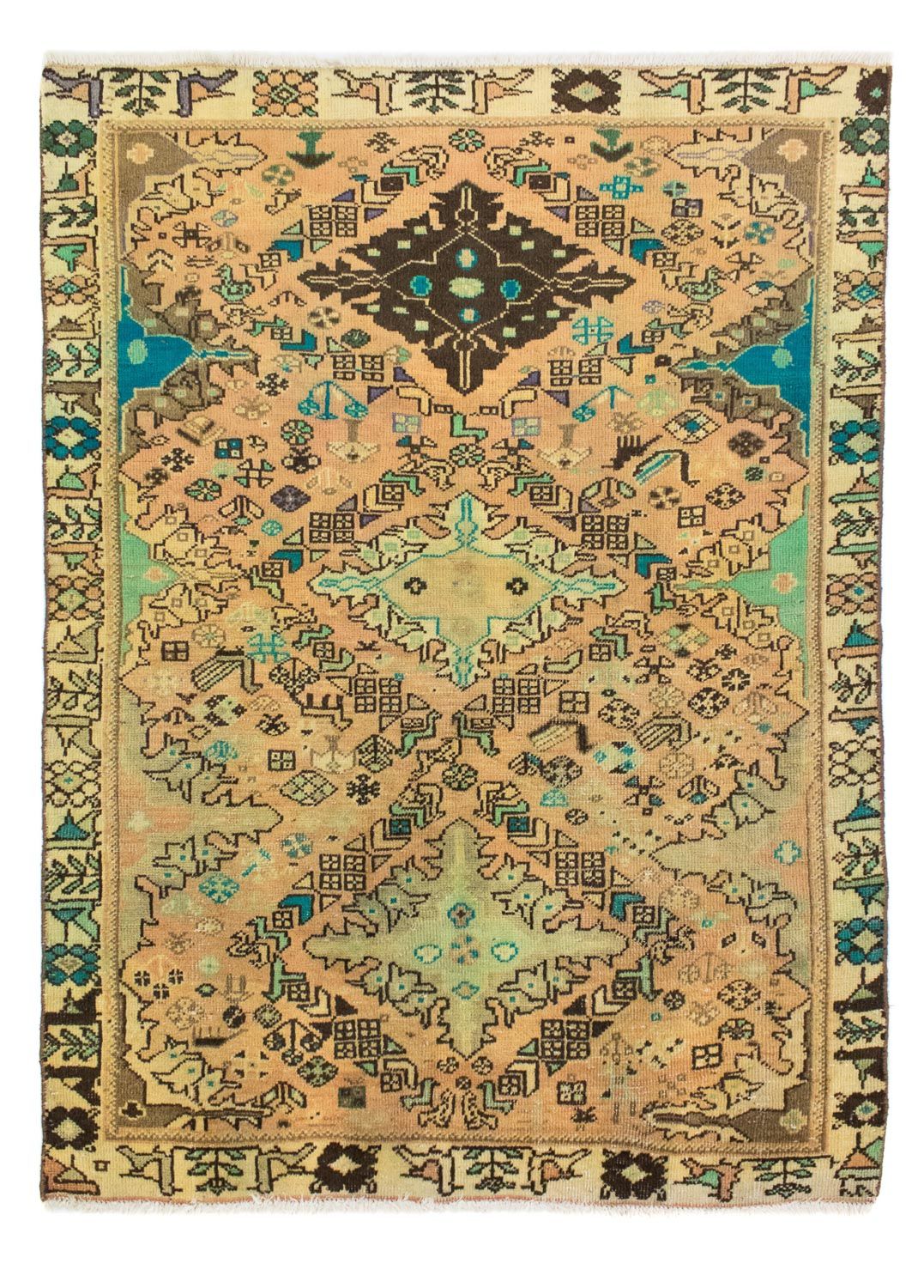 Perzisch Tapijt - Nomadisch - 160 x 115 cm - lichtbruin