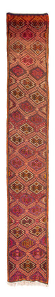 Antiek kilim Tapijt 400x75cm