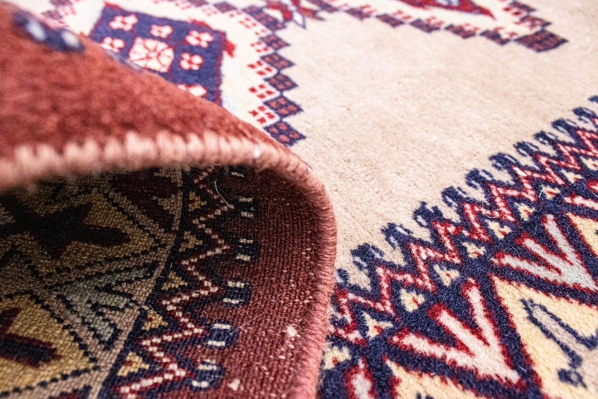 Loper Pakistaans tapijt - 195 x 65 cm - beige