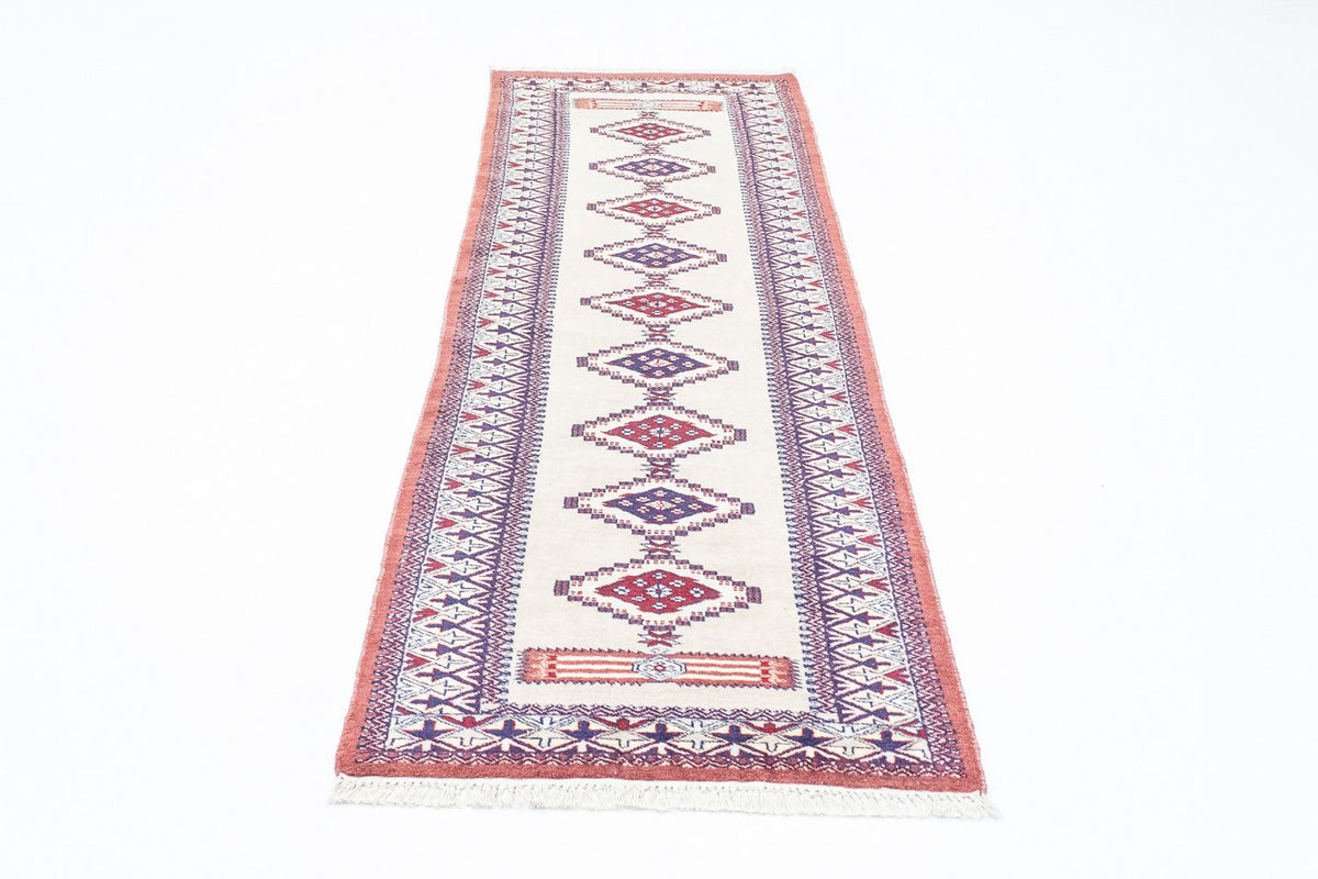 Loper Pakistaans tapijt - 195 x 65 cm - beige