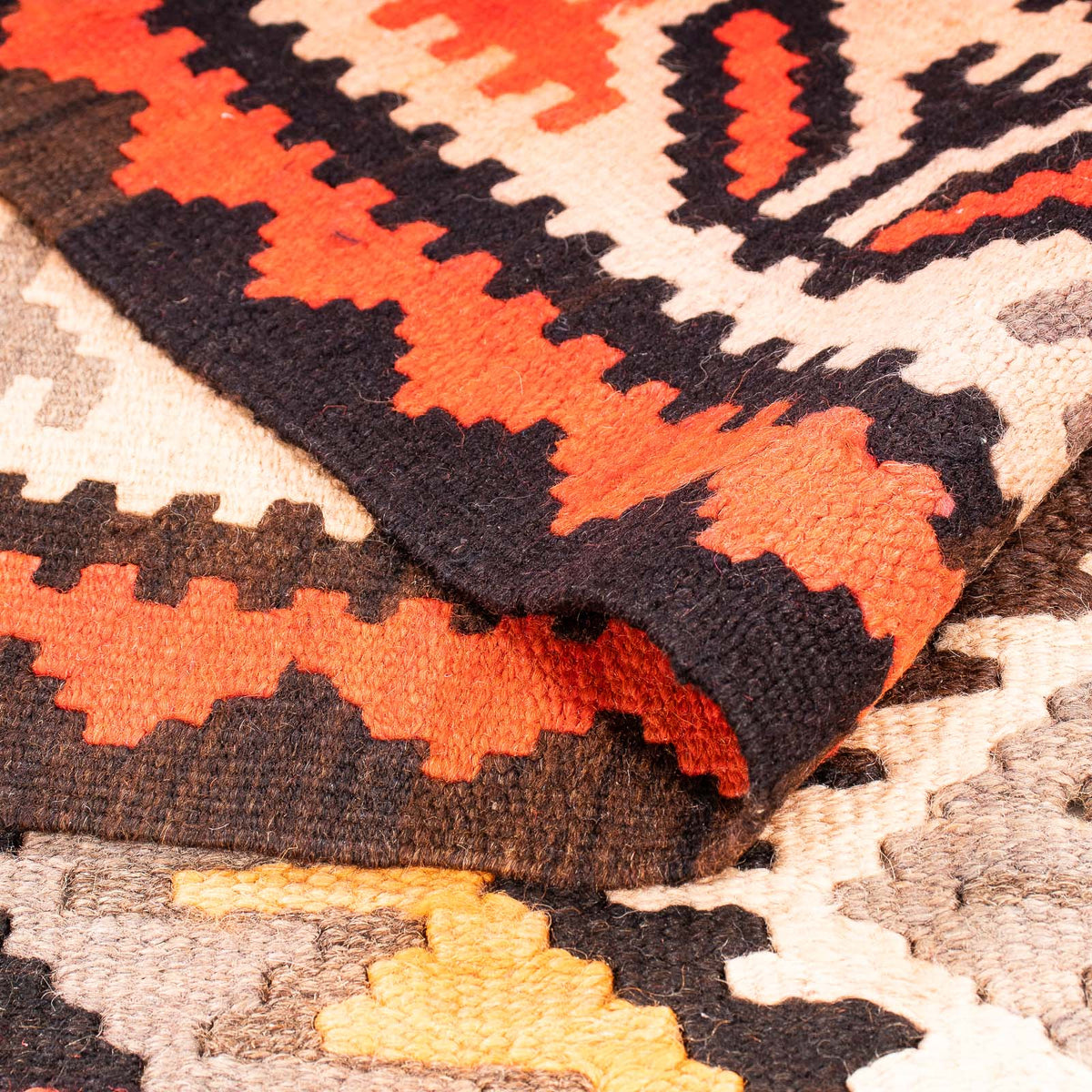 Loper Kelim tapijt - Oud - 275 x 140 cm - veelkleurig