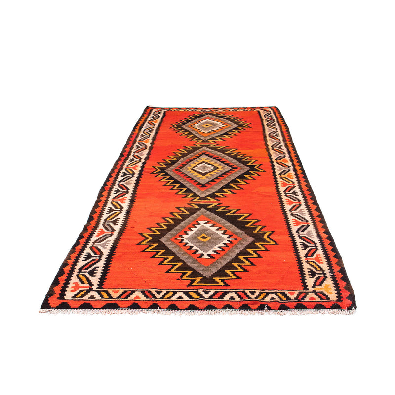 Loper Kelim tapijt - Oud - 275 x 140 cm - veelkleurig