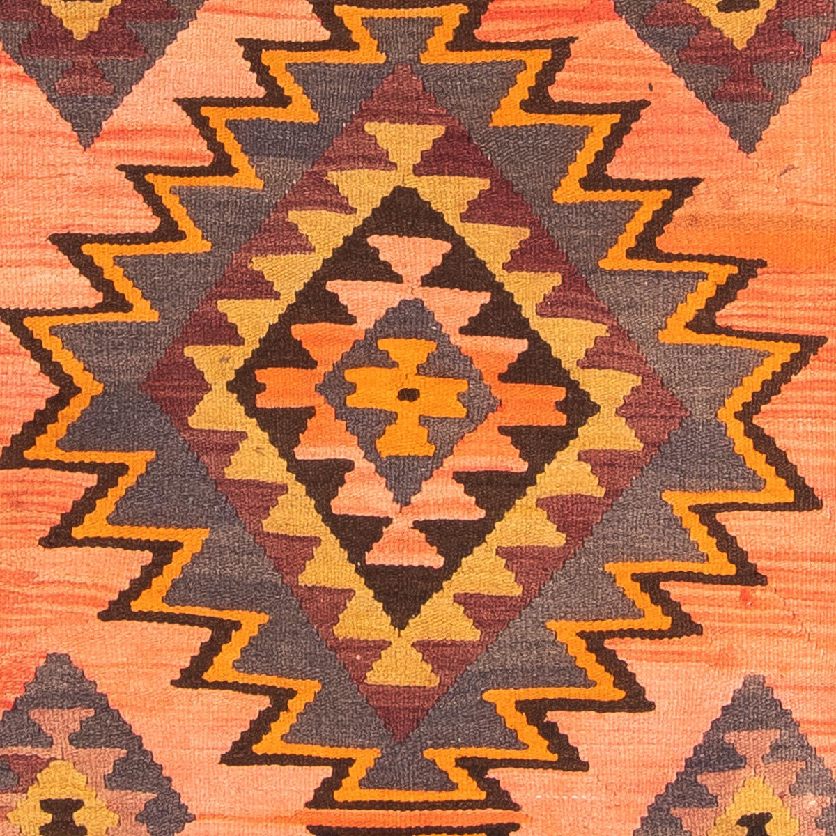 Loper Kelim tapijt - Oud - 265 x 140 cm - veelkleurig