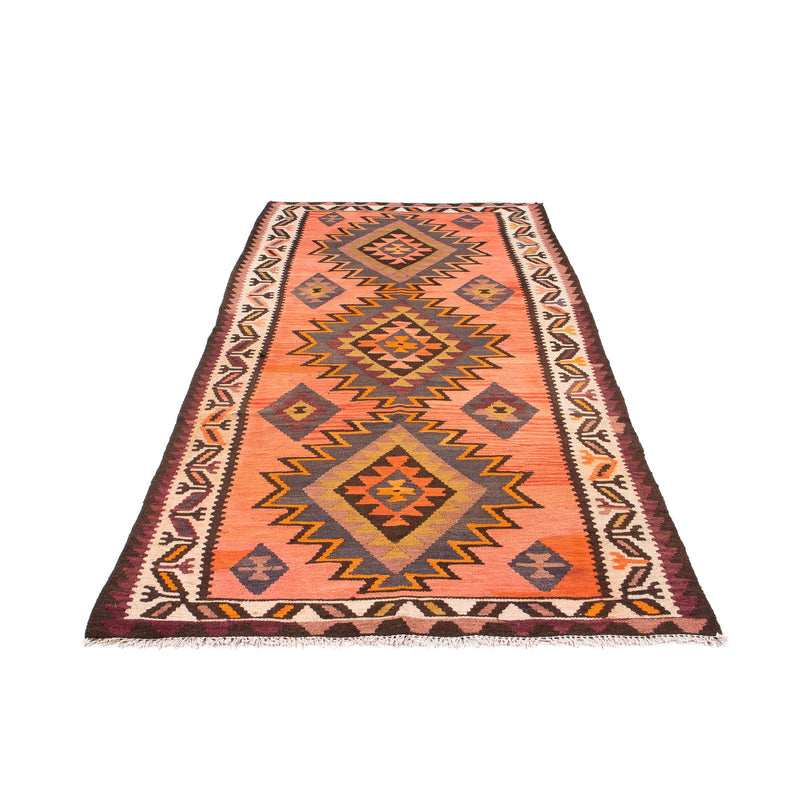 Loper Kelim tapijt - Oud - 265 x 140 cm - veelkleurig