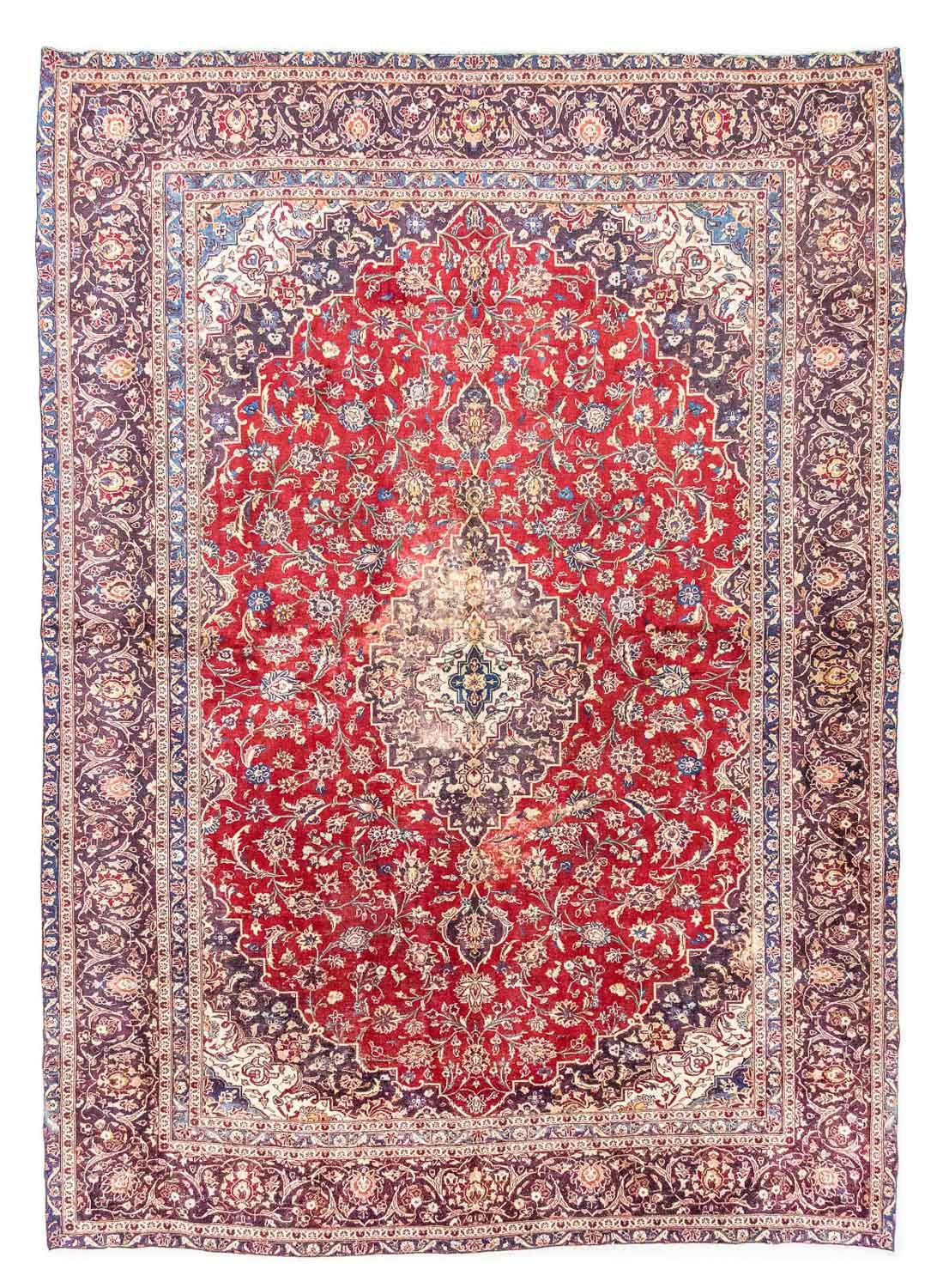Perzisch tapijt - Keshan - 382 x 290 cm - rood