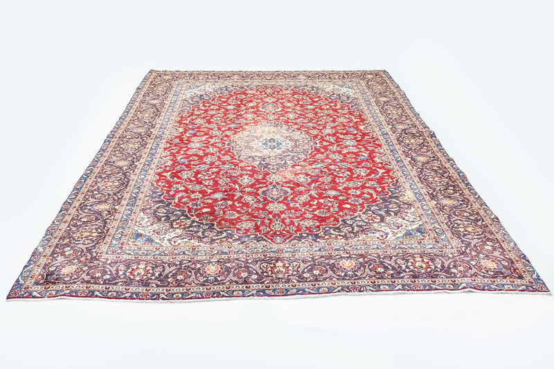 Perzisch tapijt - Keshan - 382 x 290 cm - rood