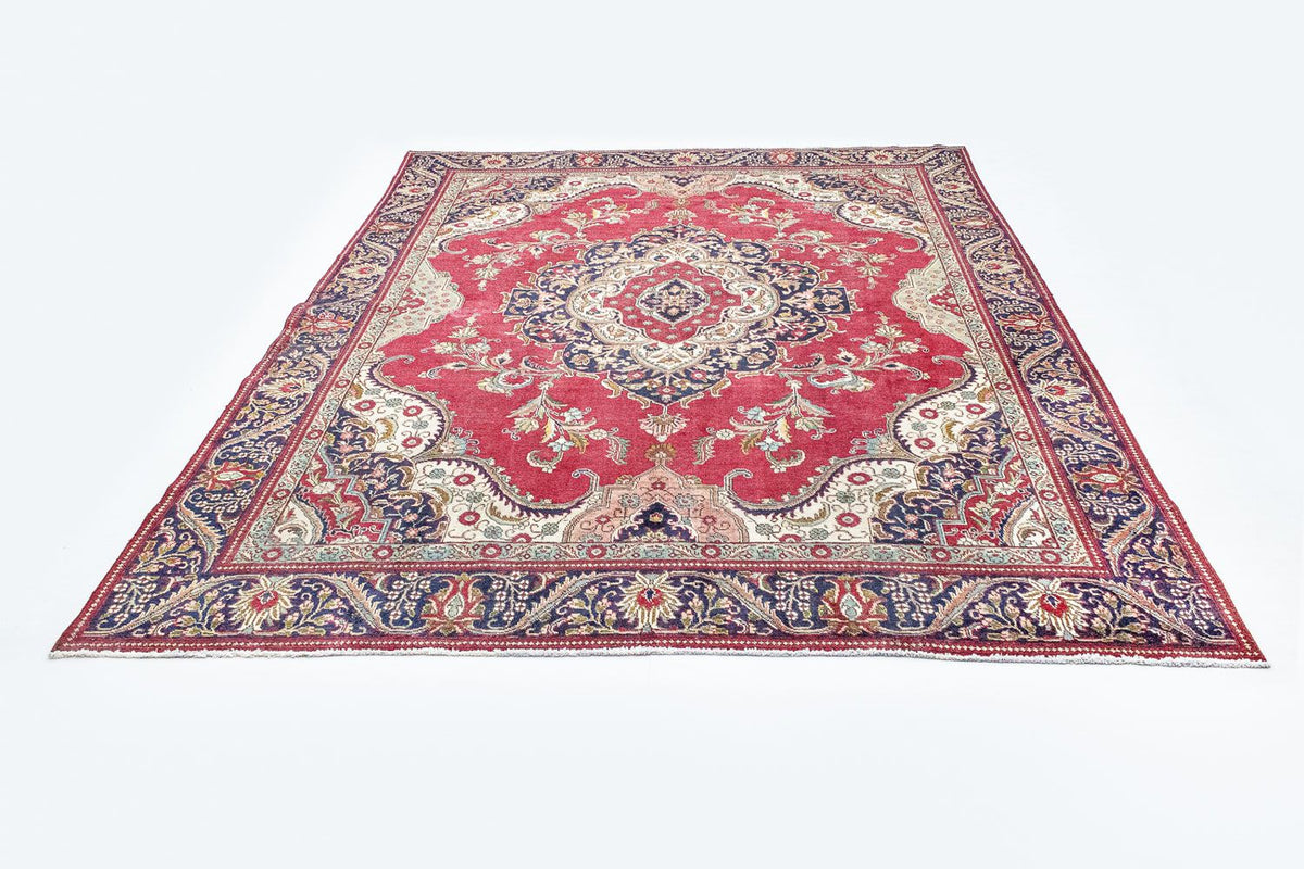 Perzisch tapijt - Tabriz - 367 x 277 cm - rood