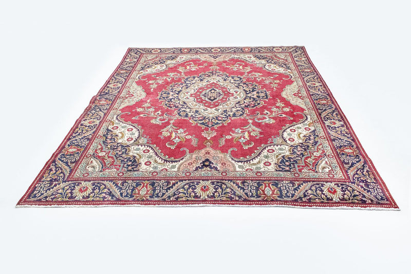 Perzisch tapijt - Tabriz - 367 x 277 cm - rood